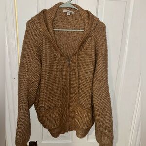Francesca's Collections Tan Knit Sweater